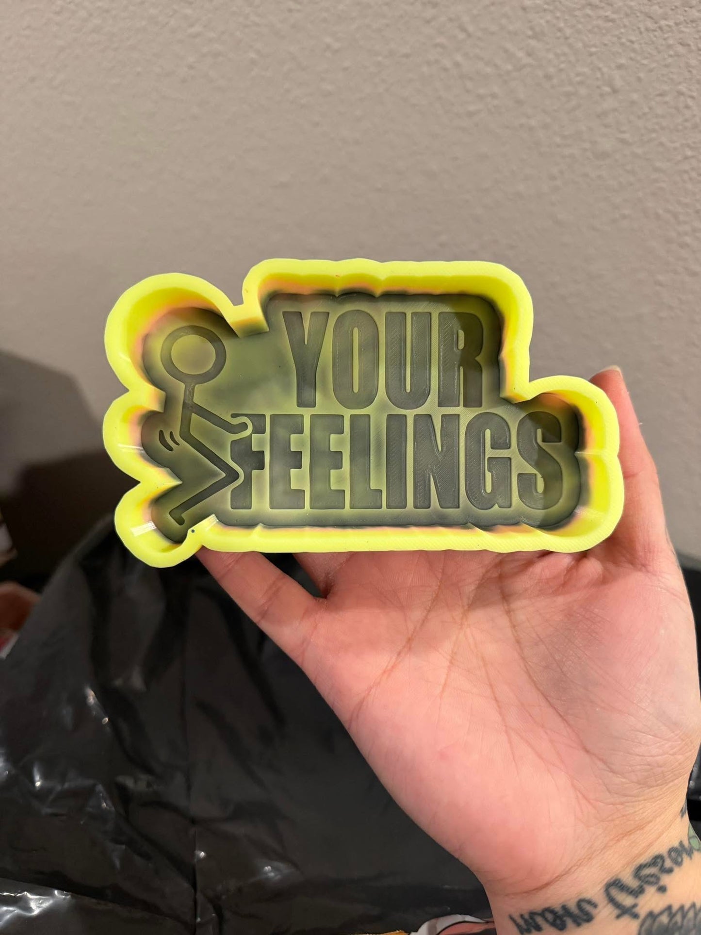 Destash- F your feelings mold (like new- used once)