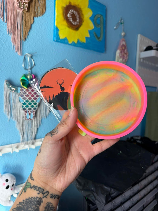 Destash- hunting round + cardstock (new- never used)