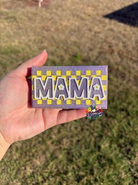Checkered Mama Freshie