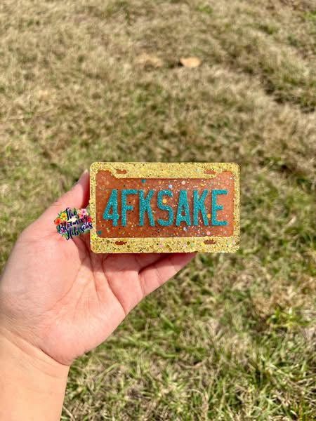 4FKSAKE License Plate Freshie