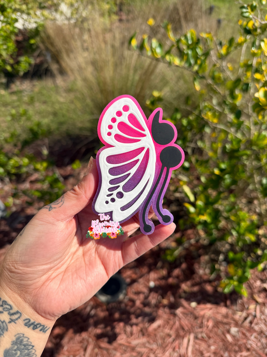 Semicolon Butterfly Freshie