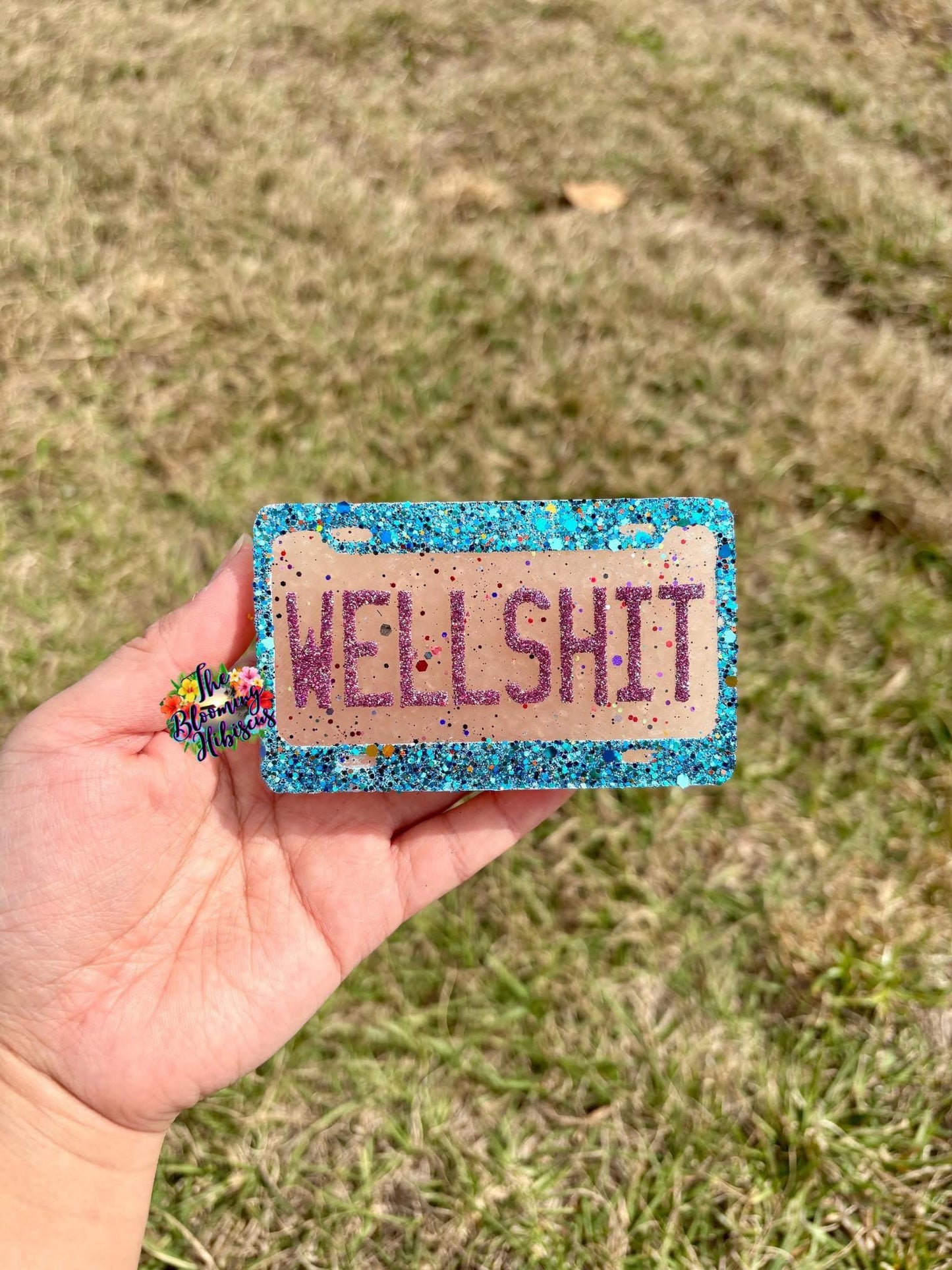 WELLSHIT License Plate Freshie
