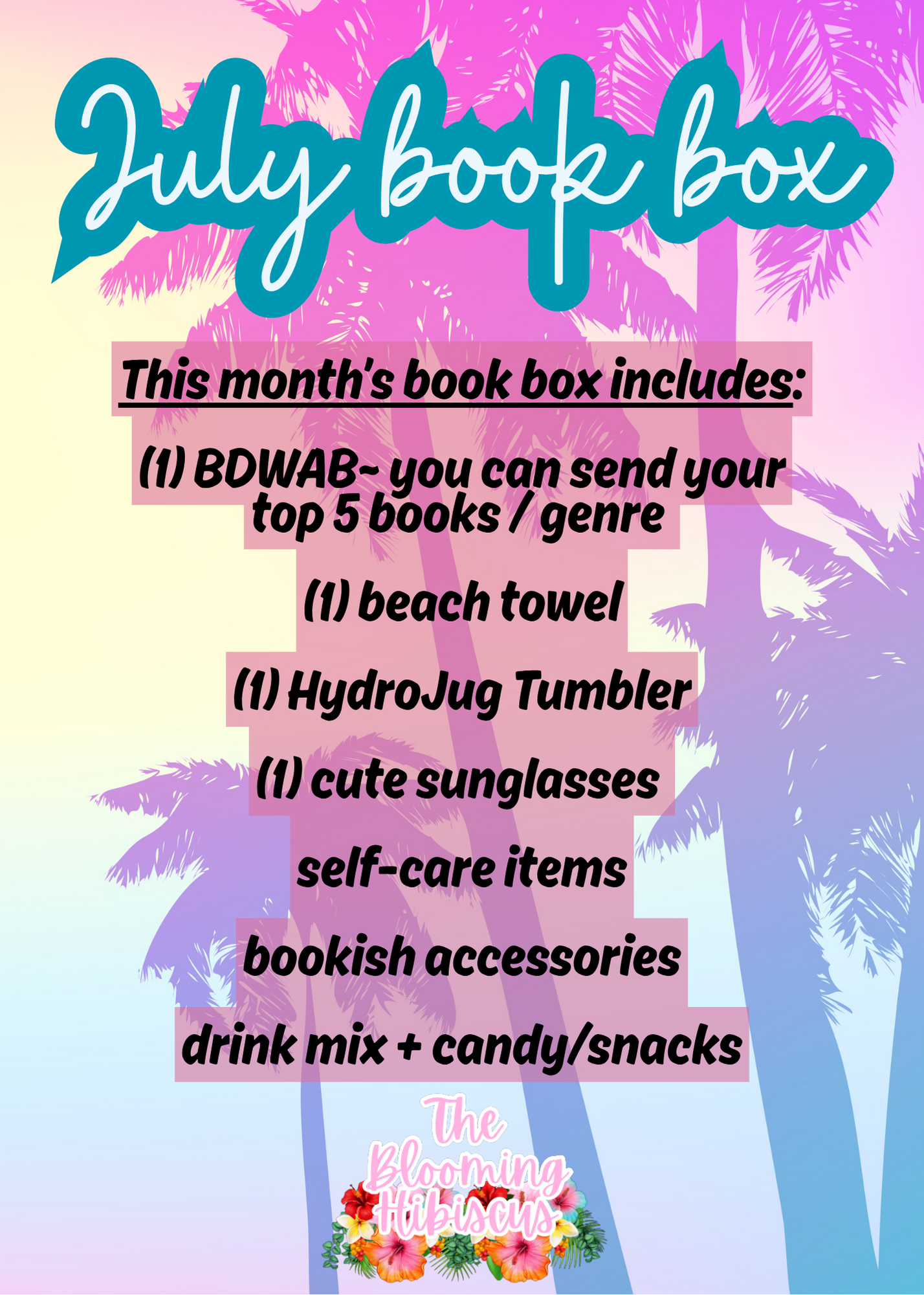 JULY BOOK BOX